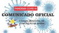 Câmara de Conceição da Barra adota novas medidas administrativas para redução de despesas e gestão de crise gerada pela pandemia