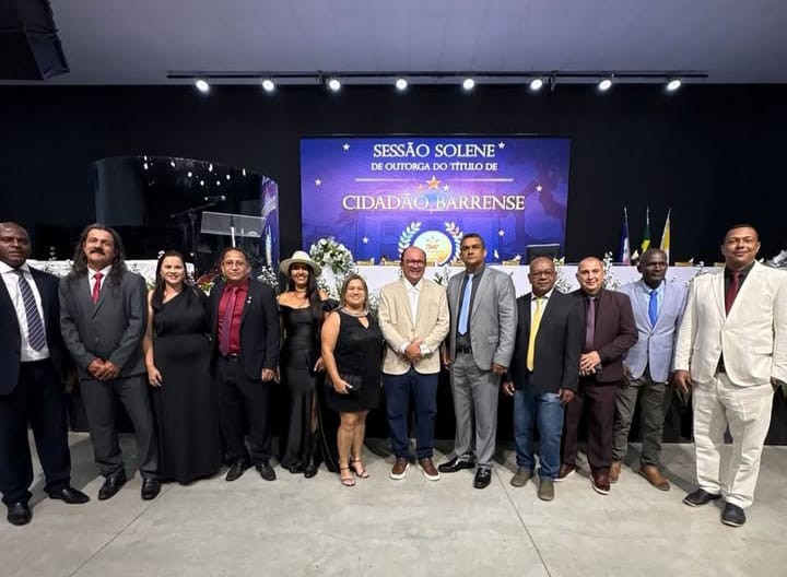 Câmara de Conceição da Barra realiza sessão solene para entrega de Título de “Cidadão Barrense” a personalidades barrenses