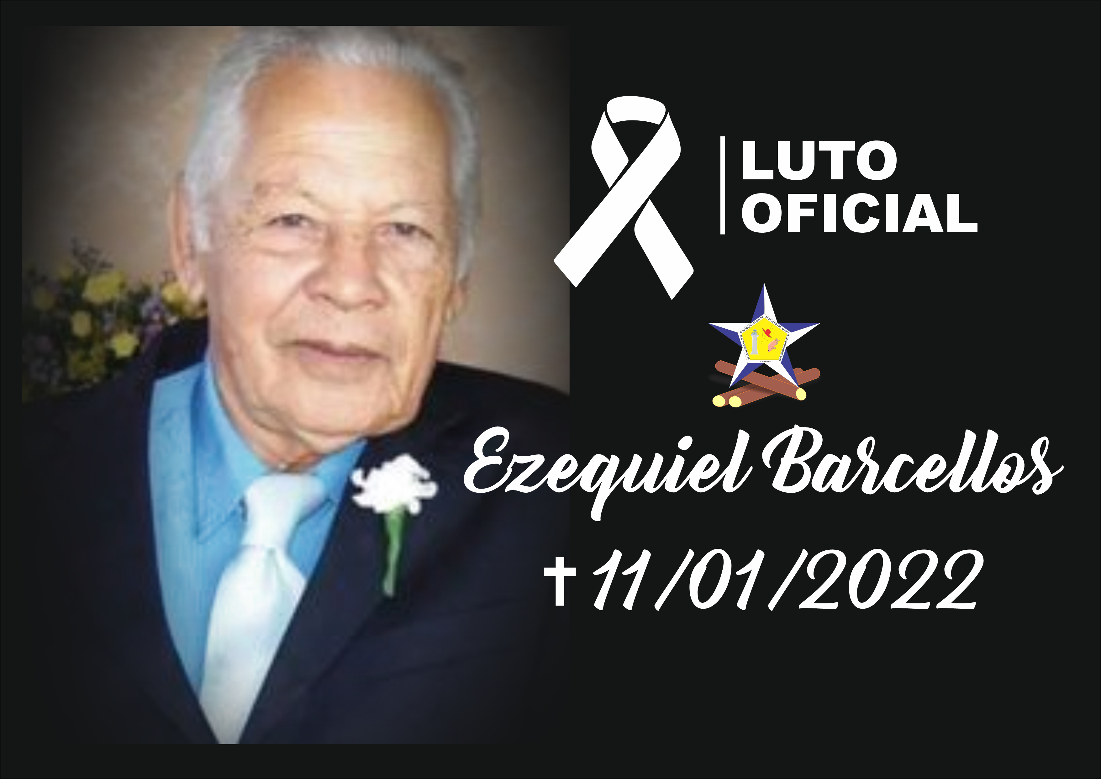 Câmara decreta luto oficial pelo falecimento do Sr. Ezequiel Barcellos