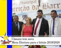 Câmara tem nova Mesa Diretora para o biênio 2019/2020