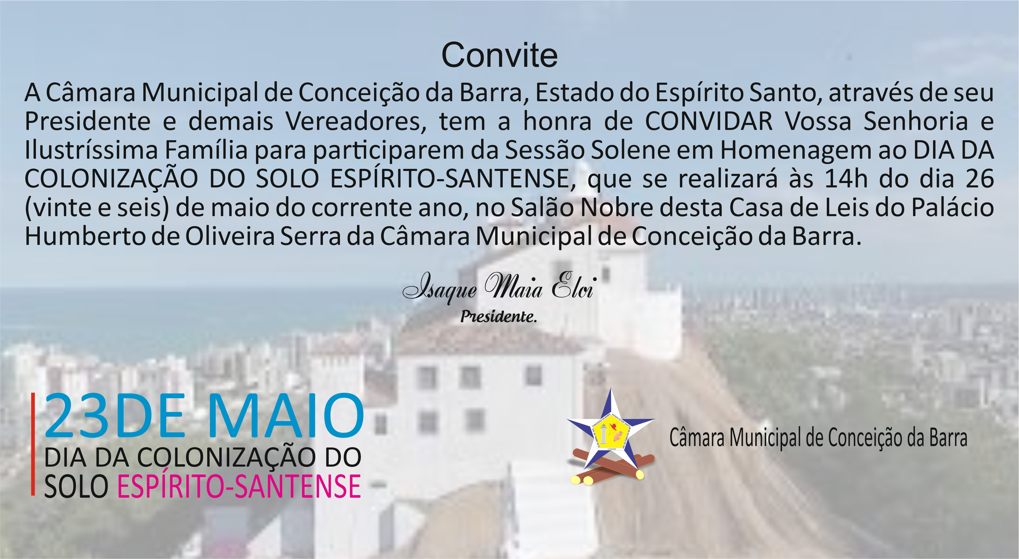 Dia da Colonização do Solo Espírito-Santense