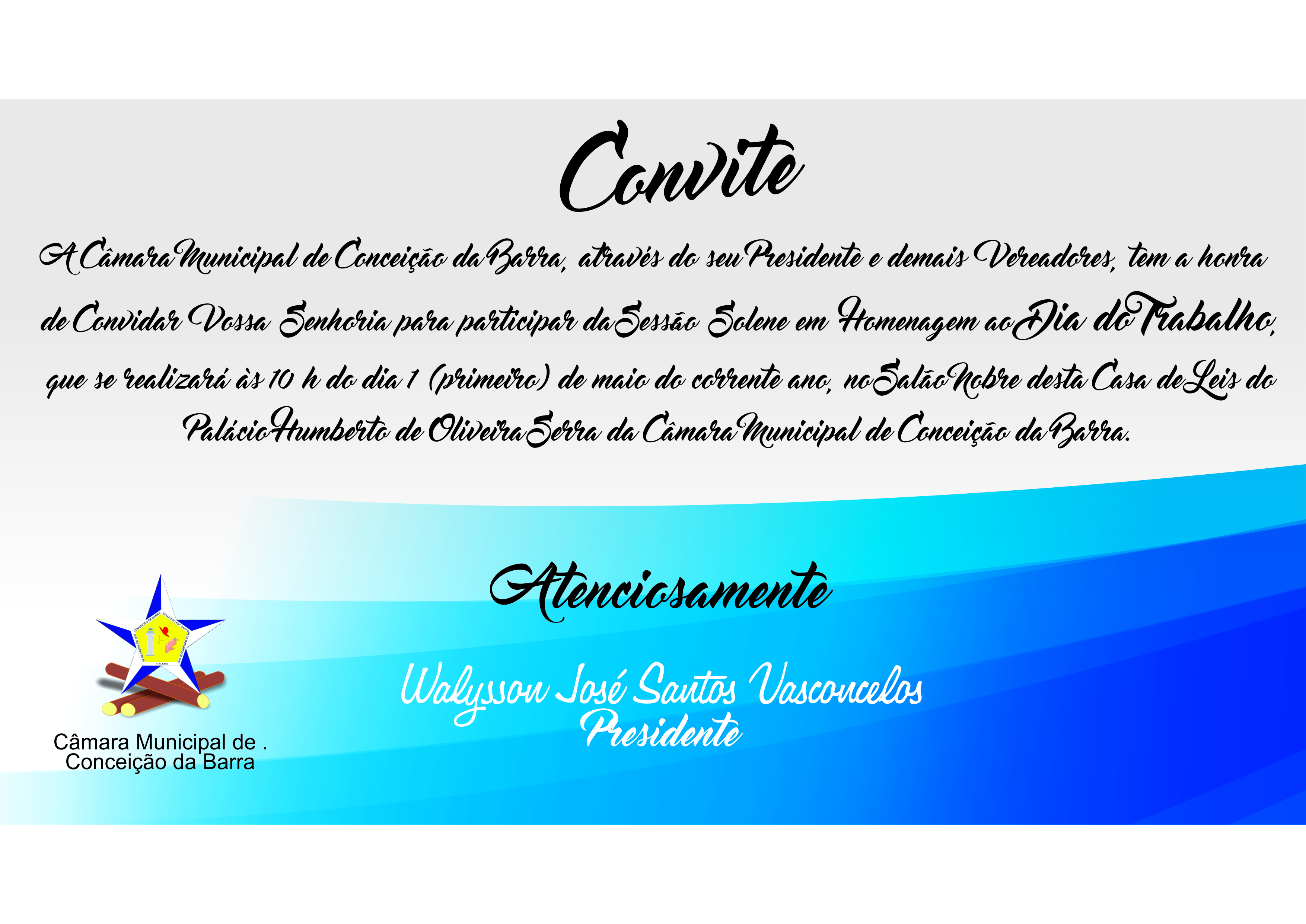 Sessão solene em homenagem ao Dia do Trabalhador