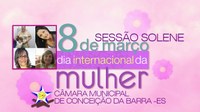 Sessão Solene marca homenagem ao “Dia da Mulher”