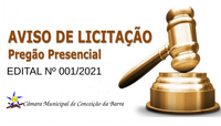 PREGÃO PRESENCIAL Nº 001/2021