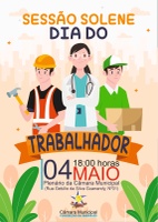 SESSÃO SOLENE DIA DO TRABALHADOR