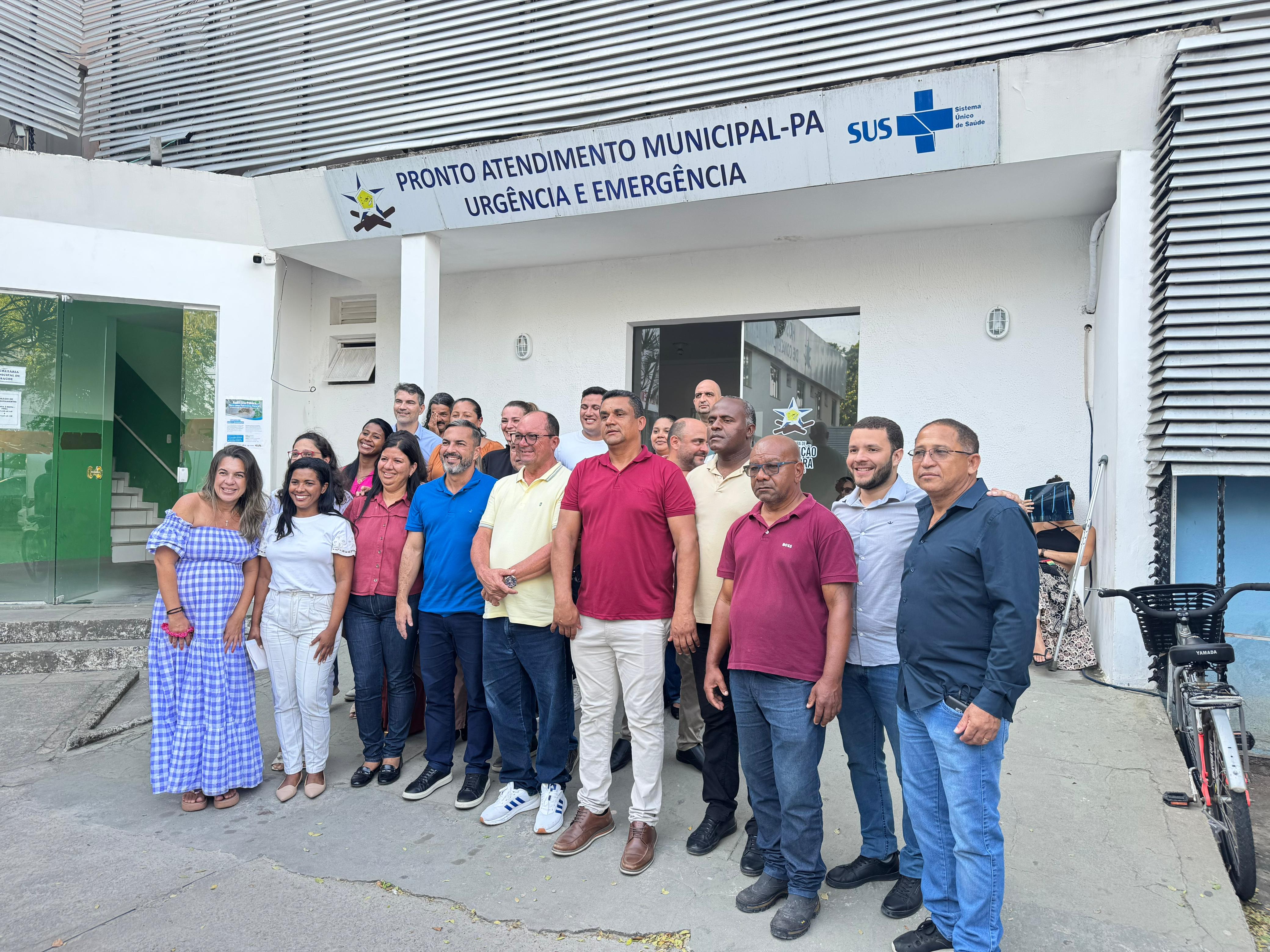 Vereadores na linha de frente pela saúde da Barra!